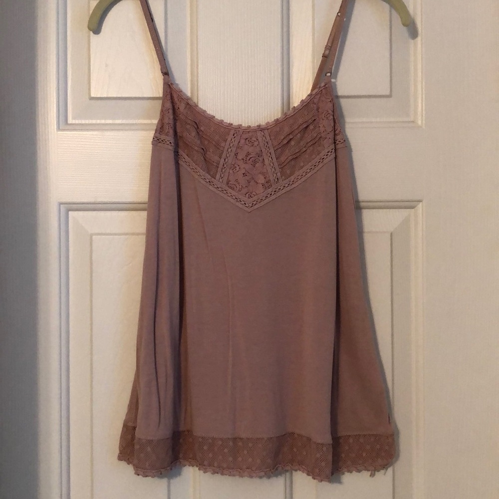 Blush tank top